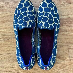 💙 Rothy's Navy Giraffe Loafers Size 11